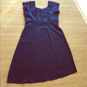 A beautiful deep navy blue dress